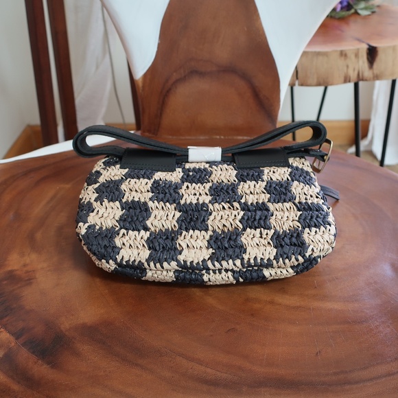 Clare V. Raffia Checker Fanny Pack - Picture 8 of 13